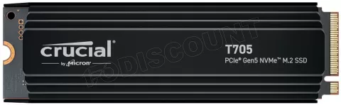 Photo de Disque SSD Crucial T705 1To avec dissipateur - NVMe M.2 Type 2280