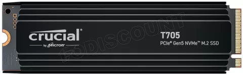 Photo de Disque SSD Crucial T705 2To avec dissipateur - NVMe M.2 Type 2280