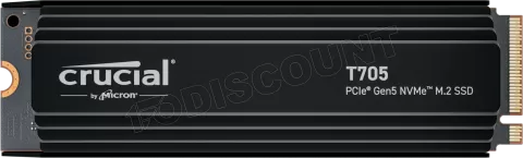Photo de Disque SSD Crucial T705 2To avec dissipateur - NVMe M.2 Type 2280