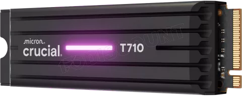 Photo de Disque SSD Crucial T710 1To avec dissipateur - NVMe M.2 Type 2280