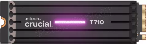 Photo de Disque SSD Crucial T710 4To avec dissipateur - NVMe M.2 Type 2280