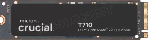 Photo de Disque SSD Crucial T710 4To - NVMe M.2 Type 2280 Version OEM (Tray)