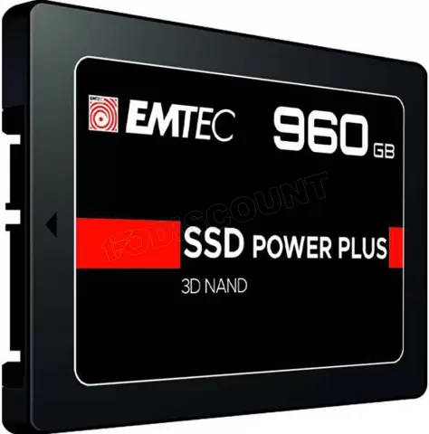 Photo de Disque SSD Emtec X150 Power Plus 1To (960Go) - S-ATA 2,5"