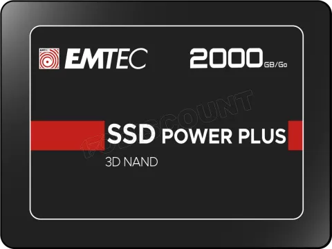 Photo de Disque SSD Emtec X150 Power Plus 2To (2000Go) - S-ATA 2,5"