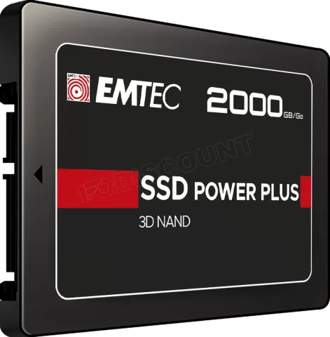 Photo de Disque SSD Emtec X150 Power Plus 2To - S-ATA 2,5"