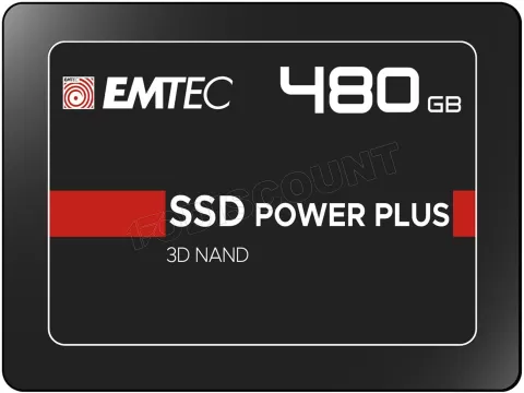 Photo de Disque SSD Emtec X150 Power Plus 480Go - S-ATA 2,5"