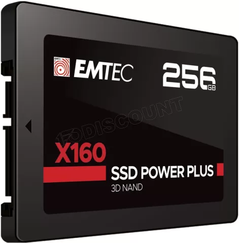 Photo de Disque SSD Emtec X160 Power Plus 256Go - S-ATA 2,5" (Bulk)