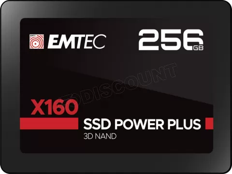 Photo de Disque SSD Emtec X160 Power Plus 256Go - S-ATA 2,5" (Bulk)