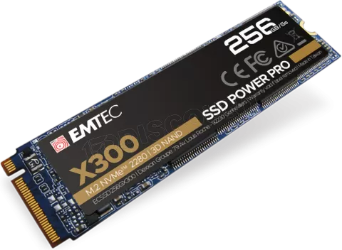 Photo de Disque SSD Emtec X300 Power Pro 256Go - NVMe M.2 Type 2280