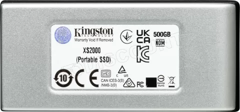 Photo de Disque SSD externe Kingston XS2000 - 1To (Argent)