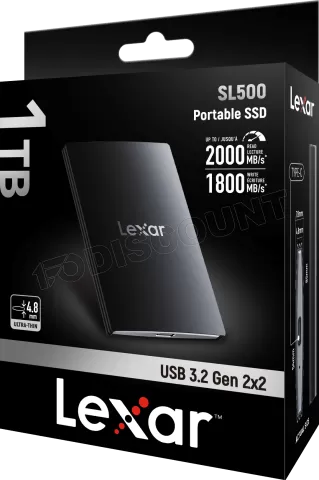 Photo de Disque SSD externe Lexar SL500 - 1To (Noir)