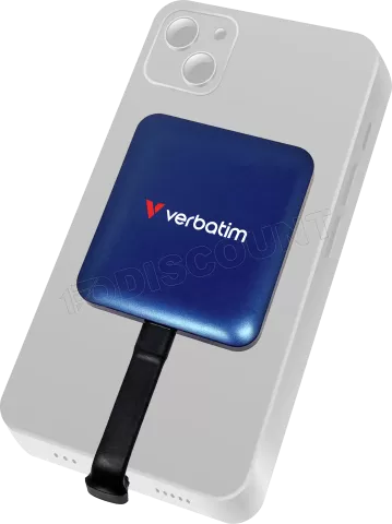 Photo de Disque SSD externe magnétique Verbatim SnapBack - 2To (Bleu)
