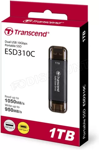 Photo de Disque SSD externe Transcend ESD310 - 1To (Noir)