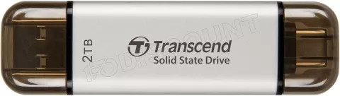 Photo de Disque SSD externe Transcend ESD310 - 2To (Argent)