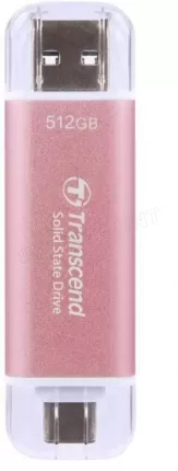 Photo de Disque SSD externe Transcend ESD310 - 512Go (Rose)