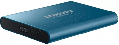 Samsung SSD externe T5 - 500 Go - Bleu