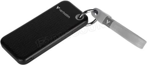 Photo de Disque SSD externe Verbatim Pocket - 128Go (Noir/Gris)
