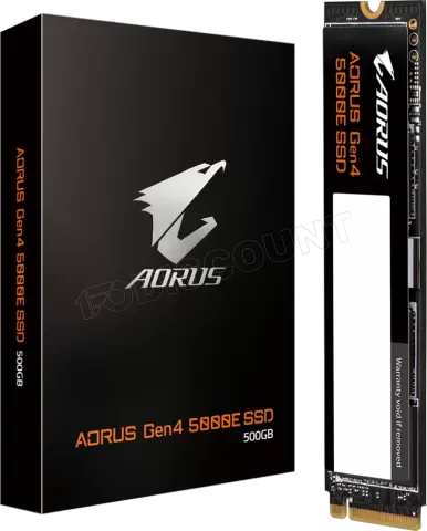 Photo de Disque SSD Gigabyte Aorus Gen4 5000E 500Go - NVMe M.2 Type 2280