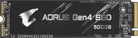 Photo de Disque SSD Gigabyte Aorus Gen4 500Go - M.2 NVMe Type 2280