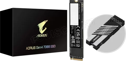 Photo de Disque SSD Gigabyte Aorus Gen4 7300 2To - NVMe M.2 Type 2280