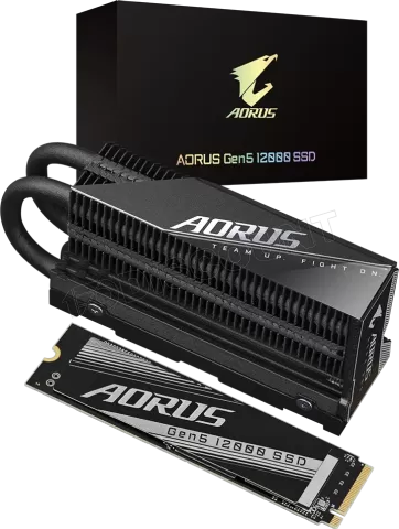 Photo de Disque SSD Gigabyte Aorus Gen5 12000 1To  - NVMe M.2 Type 2280