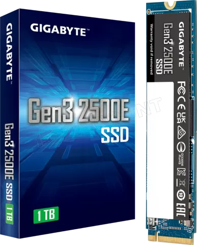 Photo de Disque SSD Gigabyte Gen3 2500E 1To  - NVMe M.2 Type 2280