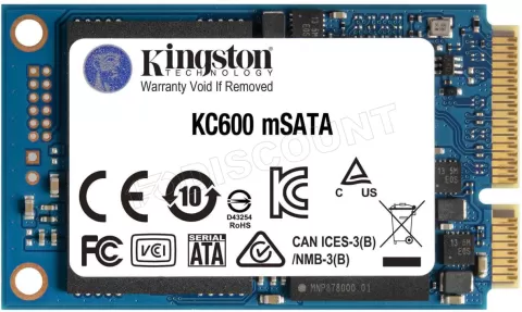 Photo de Disque SSD Kingston KC600MS 256Go - mSATA