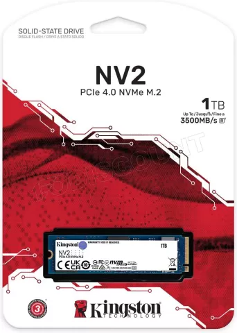 Photo de Disque SSD Kingston NV2 1To  - NVMe M.2 Type 2280