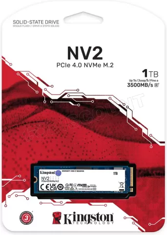 Disque SSD Kingston NV2 1To - NVMe M.2 Type 2280 à prix bas