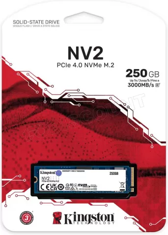 Photo de Disque SSD Kingston NV2 250Go - M.2 NVMe Type 2280
