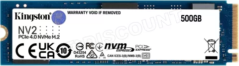 Photo de Disque SSD Kingston NV2 500Go - NVMe M.2 Type 2280