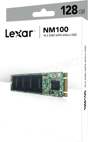 Photo de Disque SSD Lexar NM100 128Go - SATA M.2 Type 2280