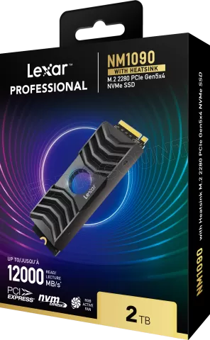 Photo de Disque SSD Lexar NM1090 2To  - NVMe M.2 Type 2280