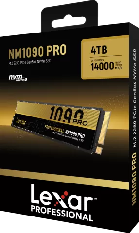 Photo de Disque SSD Lexar NM1090 Pro 4To - NVMe M.2 Type 2280