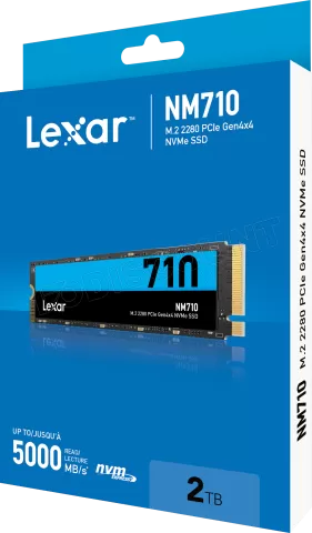 Photo de Disque SSD Lexar NM710 2To - NVMe M.2 Type 2280