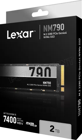 Photo de Disque SSD Lexar NM790 2To - NVMe M.2 Type 2280
