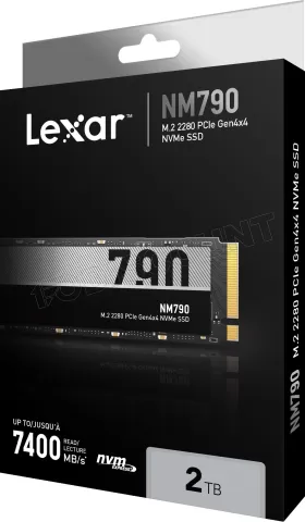 Photo de Disque SSD Lexar NM790 4To - NVMe M.2 Type 2280