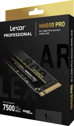 Photo de Disque SSD Lexar NM800 Pro 1To  - NVMe M.2 Type 2280