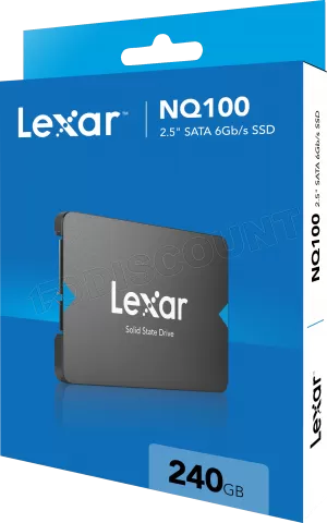 Photo de Disque SSD Lexar NQ100 240Go - S-ATA 2,5"
