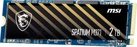 Photo de Disque SSD MSI Spatium M371 2To  - NVMe M.2 Type 2280