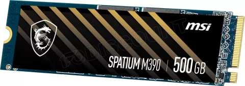 Photo de Disque SSD MSI Spatium M390 500Go - NVMe M.2 Type 2280
