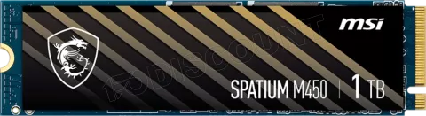 Photo de Disque SSD MSI Spatium M450 1To  - NVMe M.2 Type 2280 (Bulk)