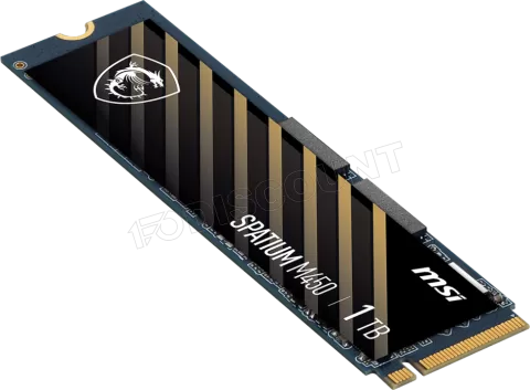 Photo de Disque SSD MSI Spatium M450 1To  - NVMe M.2 Type 2280 (Bulk)