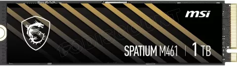Photo de Disque SSD MSI Spatium M461 1To  - NVMe M.2 Type 2280