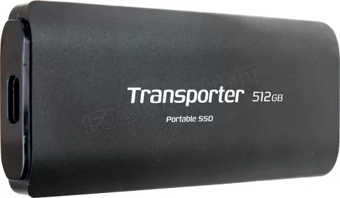 Photo de Disque SSD NVMe externe Patriot Transporter - 512Go (Noir)
