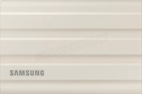 Photo de Disque SSD NVMe externe Samsung T7 Shield - 1To  (Beige)