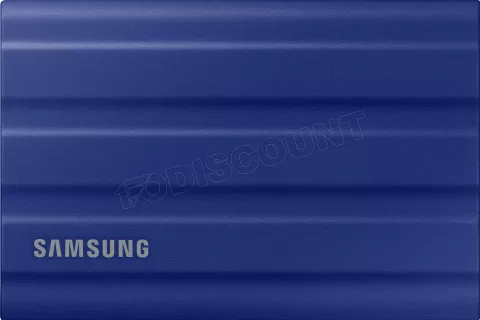 Photo de Disque SSD NVMe externe Samsung T7 Shield - 2To  (Bleu)