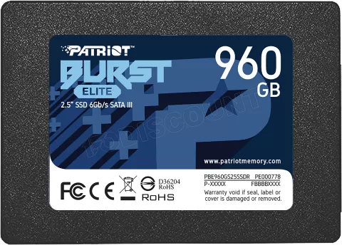 Photo de Disque SSD Patriot Burst Elite 1To  - S-ATA 2,5"