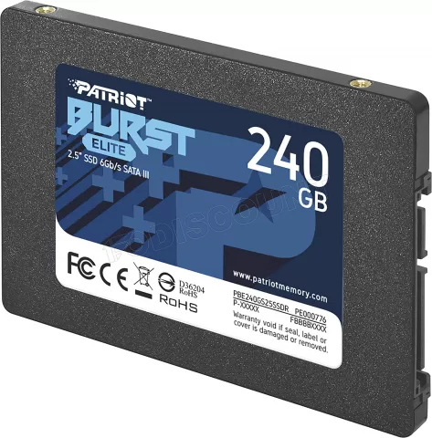 Disque SSD Patriot Burst Elite 240Go - S-ATA 2,5 à prix bas