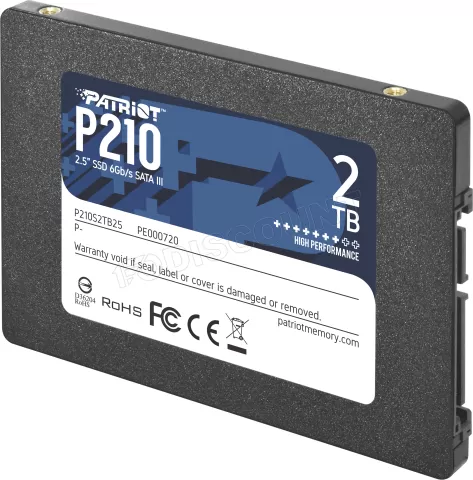 Photo de Disque SSD Patriot P210 2To  - S-ATA 2,5"